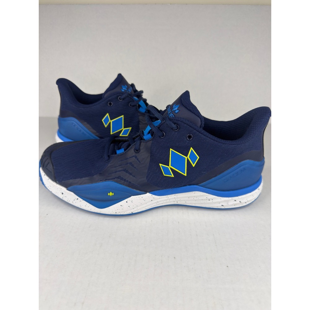 Diadem Court Spec Navy Blue Yellow Tennis Pickleball Shoes Mens 11 CS10096